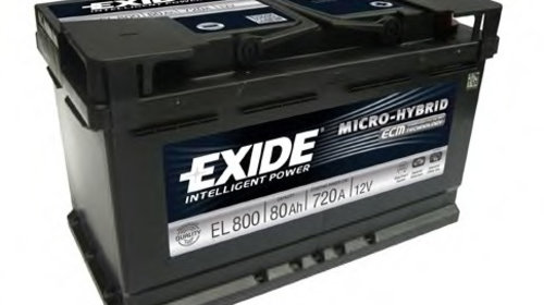 Baterie de pornire EL800 EXIDE pentru Chevrol