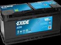 Baterie de pornire EXIDE AGM 105Ah 12V