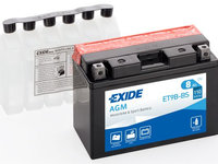 Baterie de pornire EXIDE AGM 8Ah 12V