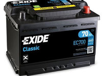 Baterie de pornire EXIDE Classic 70Ah 12V