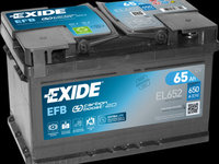 Baterie de pornire EXIDE EFB 65Ah 12V