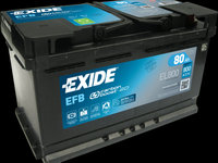 Baterie de pornire EXIDE EFB 80Ah 12V