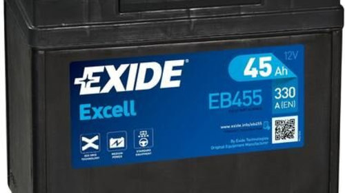 Baterie de pornire EXIDE Excell 45Ah 12V