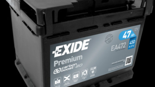 Baterie de pornire EXIDE Premium 47Ah 12V