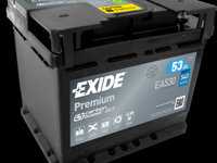 Baterie de pornire EXIDE Premium 53Ah 12V