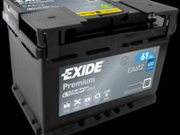 Baterie de pornire EXIDE Premium 61Ah 12V