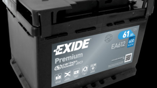Baterie de pornire EXIDE Premium 61Ah 12V