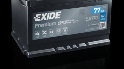 Baterie de pornire EXIDE Premium 77Ah 12V