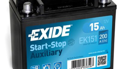 Baterie de pornire EXIDE Start-Stop Auxiliara