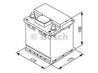 Baterie de pornire FIAT GRANDE PUNTO (199) (2005 - 2020) BOSCH 0 092 S40 001