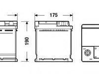 Baterie de pornire FIAT PANDA VAN (312_, 312) (2012 - 2020) EXIDE EL600