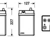 Baterie de pornire HONDA ACCORD   hatchback (SJ, SY) (1979 - 1983) EXIDE EB457