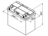 Baterie de pornire HONDA CIVIC VI Hatchback (EJ, EK) (1995 - 2001) BOSCH 0 092 S40 210 piesa NOUA