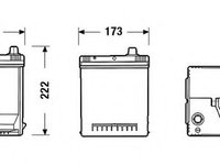 Baterie de pornire HYUNDAI ACCENT III limuzina (MC) (2005 - 2010) EXIDE EA754