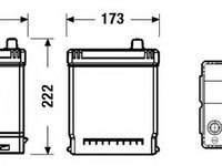 Baterie de pornire HYUNDAI ACCENT III limuzina (MC) (2005 - 2010) EXIDE EB704 piesa NOUA