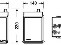 Baterie de pornire HYUNDAI i10 (PA) (2007 - 2013) EXIDE EB356A piesa NOUA