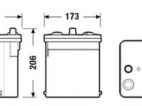 Baterie de pornire JEEP COMPASS (MK49) (2006 - 2020) EXIDE EK508