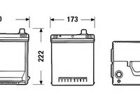 Baterie de pornire KIA MAGENTIS (MG) (2005 - 2020) EXIDE EA755