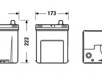 Baterie de pornire MAZDA CX-5 (KE, GH) (2011 - 2020) EXIDE EA954