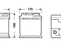 Baterie de pornire MERCEDES-BENZ B-CLASS (W246, W242) (2011 - 2020) EXIDE EK800