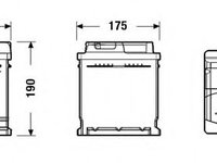 Baterie de pornire MERCEDES-BENZ S-CLASS (W108, W109) (1966 - 1972) EXIDE _EB740