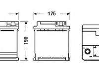 Baterie de pornire MERCEDES S-CLASS (W220) (1998 - 2005) EXIDE EK950 piesa NOUA