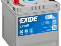 Baterie de pornire MITSUBISHI COLT (A15_A), MITSUBISHI COLT Mk II (C1_A), MITSUBISHI COLT Mk III (C5_A) - EXIDE EB505