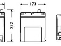 Baterie de pornire MITSUBISHI COLT Mk IV (CA_A) (1992 - 1996) EXIDE EB505