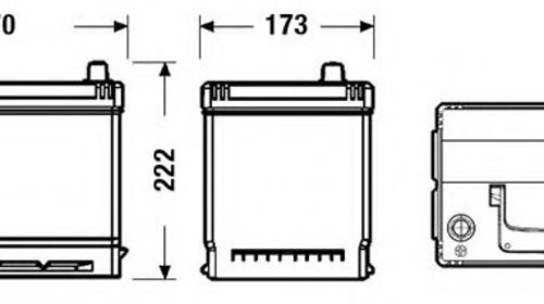 Baterie de pornire MITSUBISHI L 200 (K7, K6) 