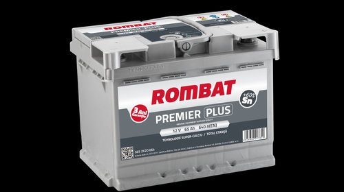 Baterie de pornire ROMBAT Premier Plus 65Ah 1