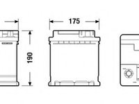Baterie de pornire SEAT LEON (5F1) (2012 - 2020) EXIDE EK600