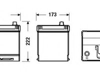 Baterie de pornire TOYOTA COROLLA Liftback (E11) (1997 - 2002) EXIDE EB954 piesa NOUA