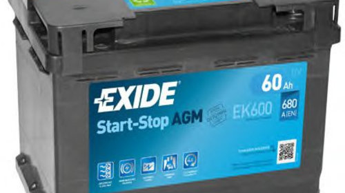 Baterie de pornire VW CADDY ALLTRACK combi (Saab) (US) (2015 - 2020) EXIDE EK600