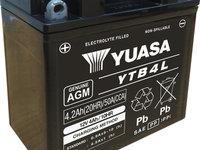 Baterie de pornire (YTB4L YUASA)