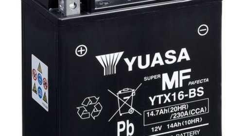 Baterie de pornire (YTX16BS YUASA) KAWASAKI M