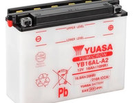 Baterie de pornire YUASA YB16AL-A2 16,8Ah 12V