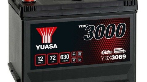Baterie de pornire YUASA YBX3069 72Ah 12V