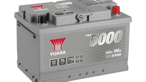 Baterie de pornire YUASA YBX5100 75Ah 12V