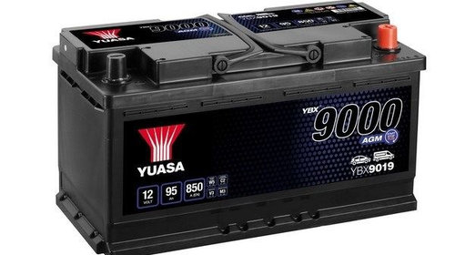 Baterie de pornire YUASA YBX9019 AGM 95Ah 12V