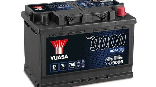 Baterie de pornire YUASA YBX9096 AGM 70Ah 12V