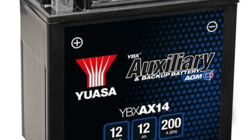 Baterie de pornire YUASA YBXAX14 Auxiliary & 