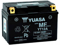 Baterie de pornire YUASA YT12A 10,5Ah 12V