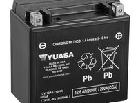 Baterie de pornire YUASA YTX14L-BS 12,6Ah 12V