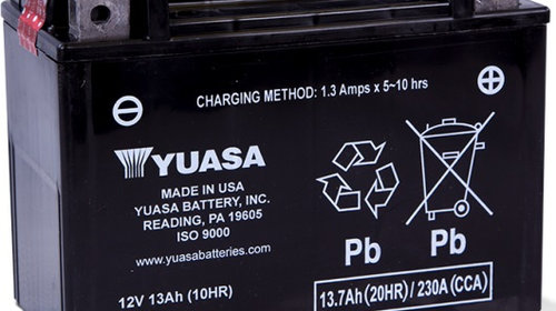 Baterie de pornire YUASA YTX15L-BS 13,7Ah 12V