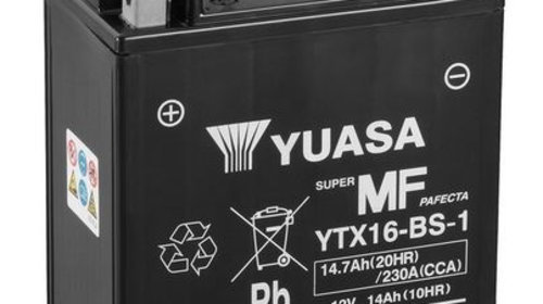Baterie de pornire YUASA YTX16-BS-1 14,7Ah 12