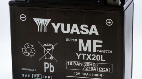 Baterie de pornire YUASA YTX20L 18,9Ah 12V