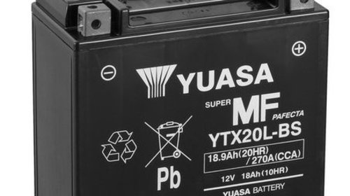 Baterie de pornire YUASA YTX20L-BS 18,9Ah 12V