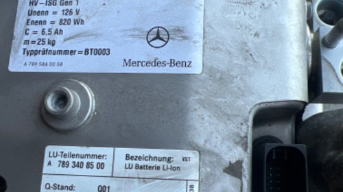 Baterie Electrica Hybrid Mercedes E300 Class W212 Motor 2.2 Diesel A7893408500 A7895840238 A2129022206