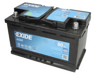 Baterie exide agm 80ah 800a