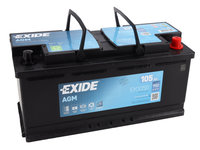 Baterie Exide Agm Start-Stop 105Ah 950A 12V EK1050